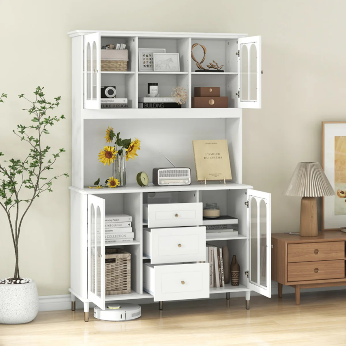 73'' Kitchen Pantry Storage Cabinet - Image 10
