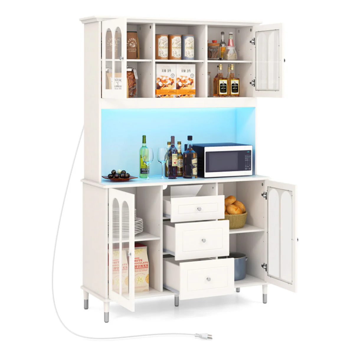 73'' Kitchen Pantry Storage Cabinet - Image 2