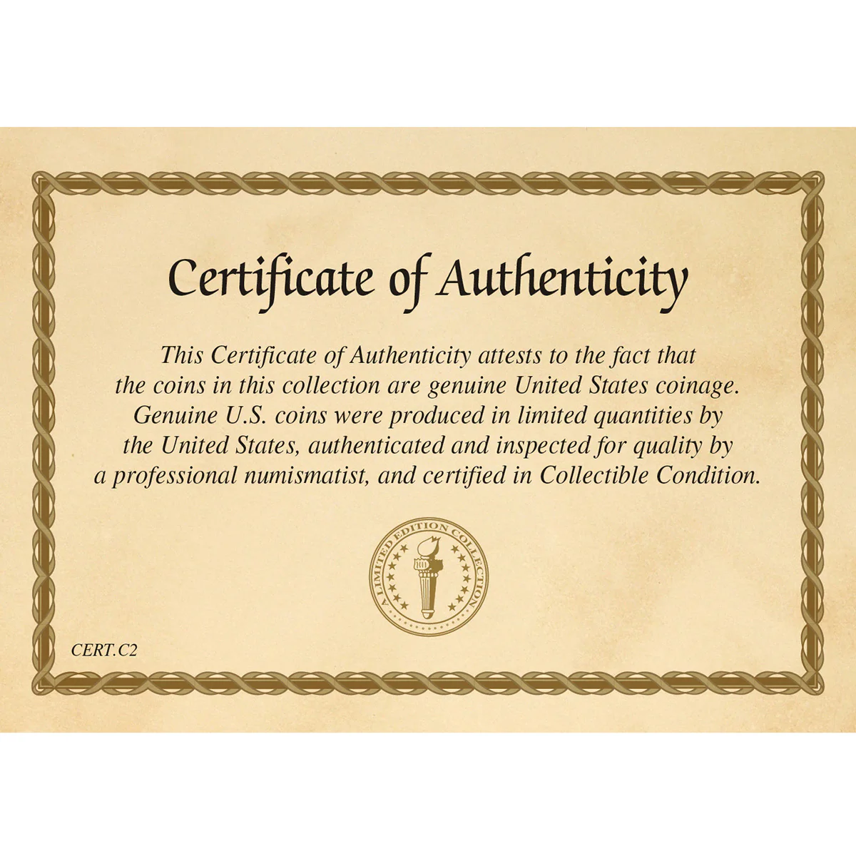 7''x9'' Future President 5 Coin Frame - Image 2