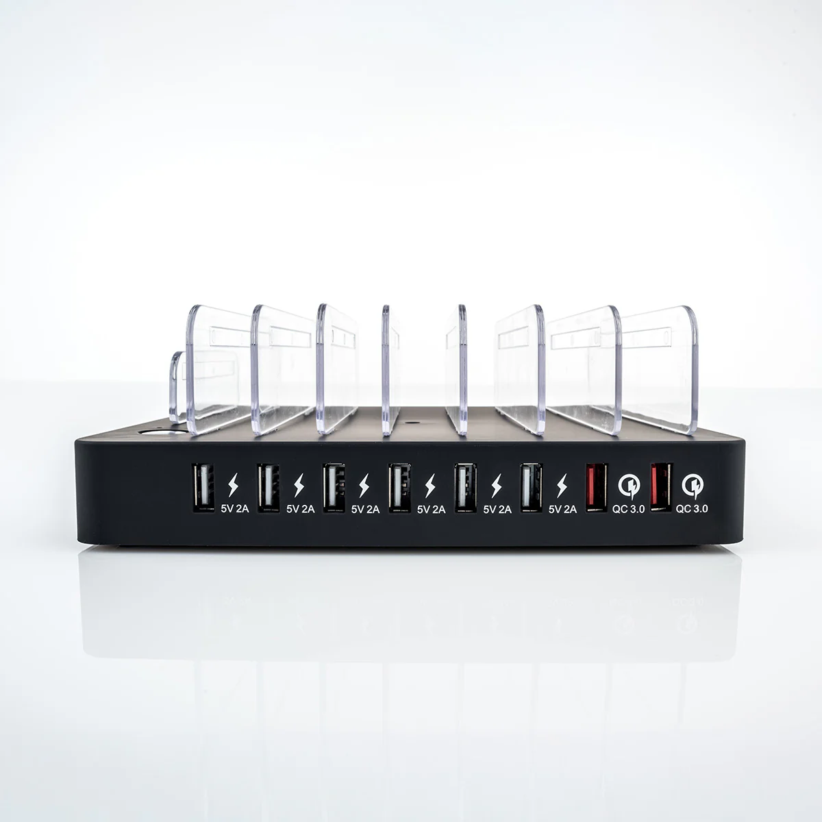 8 Device Quick Charging Station by Sharper Image - Image 3