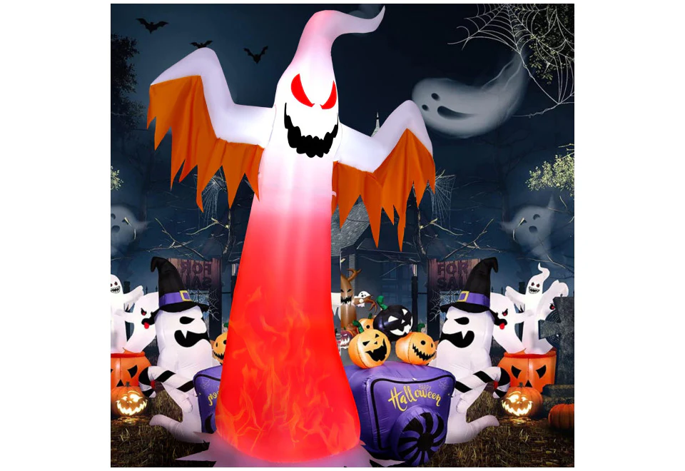 8-Ft. Inflatable Halloween Ghost - Image 8