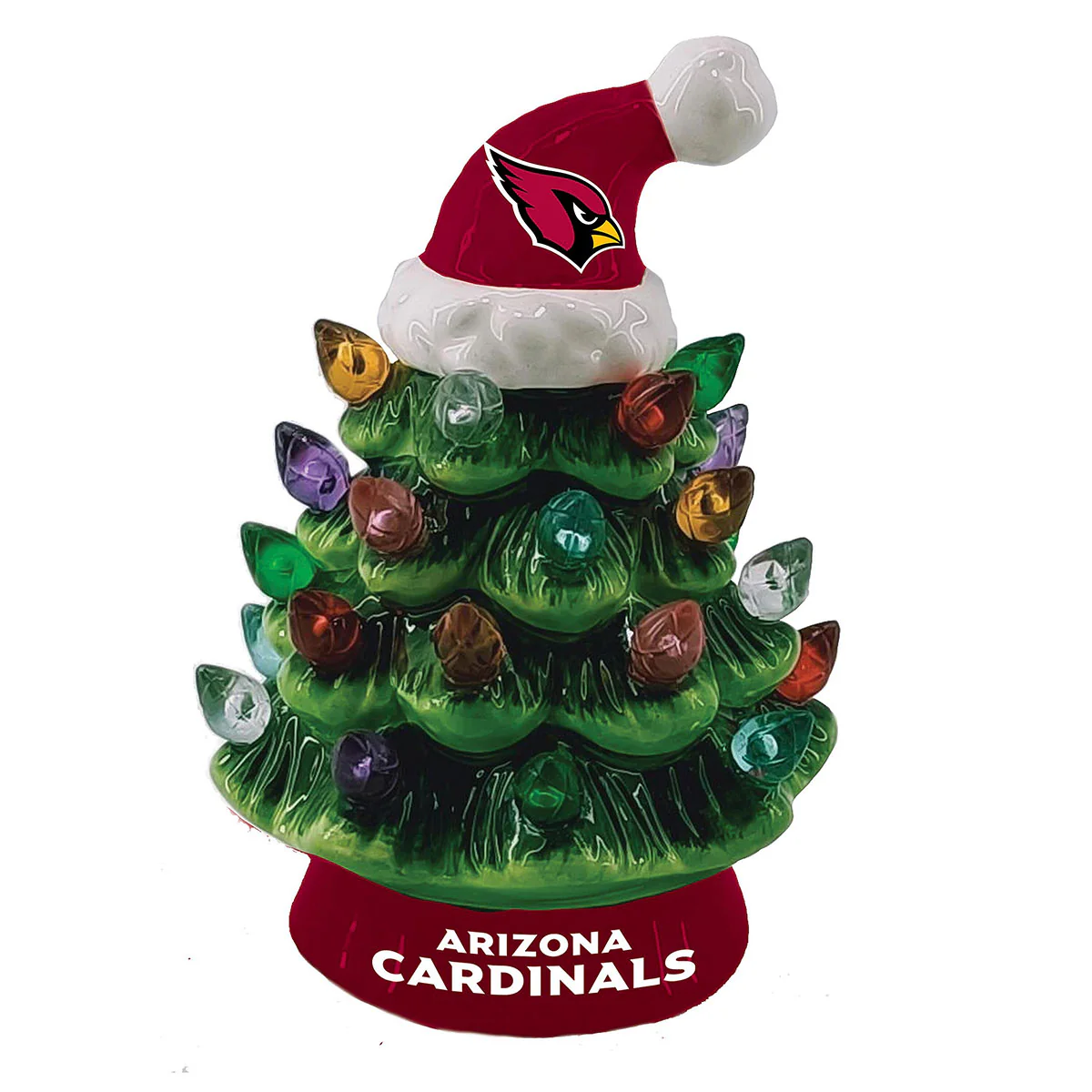 8'' NFL LED Ceramic Christmas Tree - Image 2