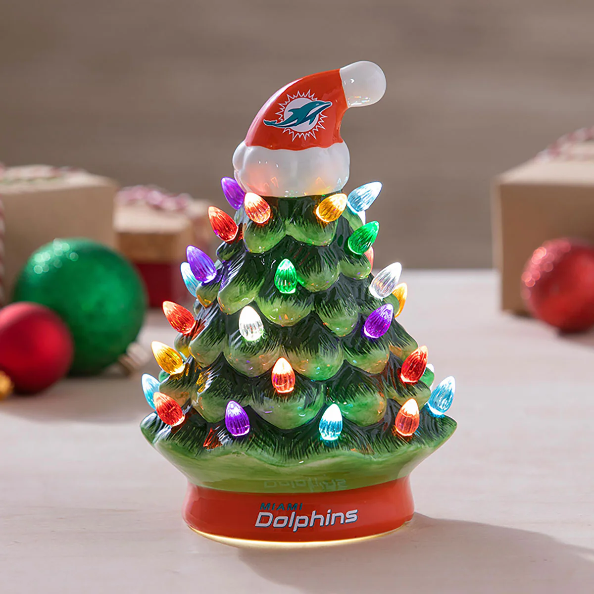 8'' NFL LED Ceramic Christmas Tree - Image 30