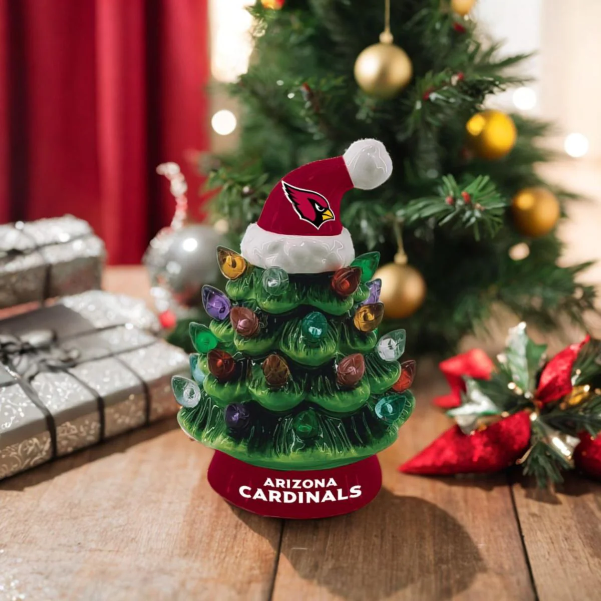 8'' NFL LED Ceramic Christmas Tree - Image 5