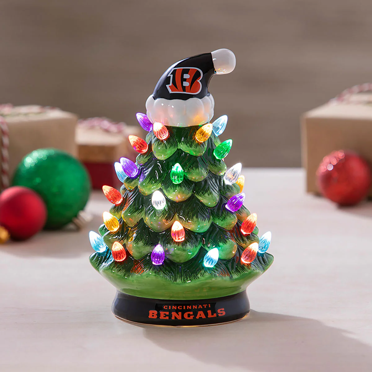 8'' NFL LED Ceramic Christmas Tree - Image 53