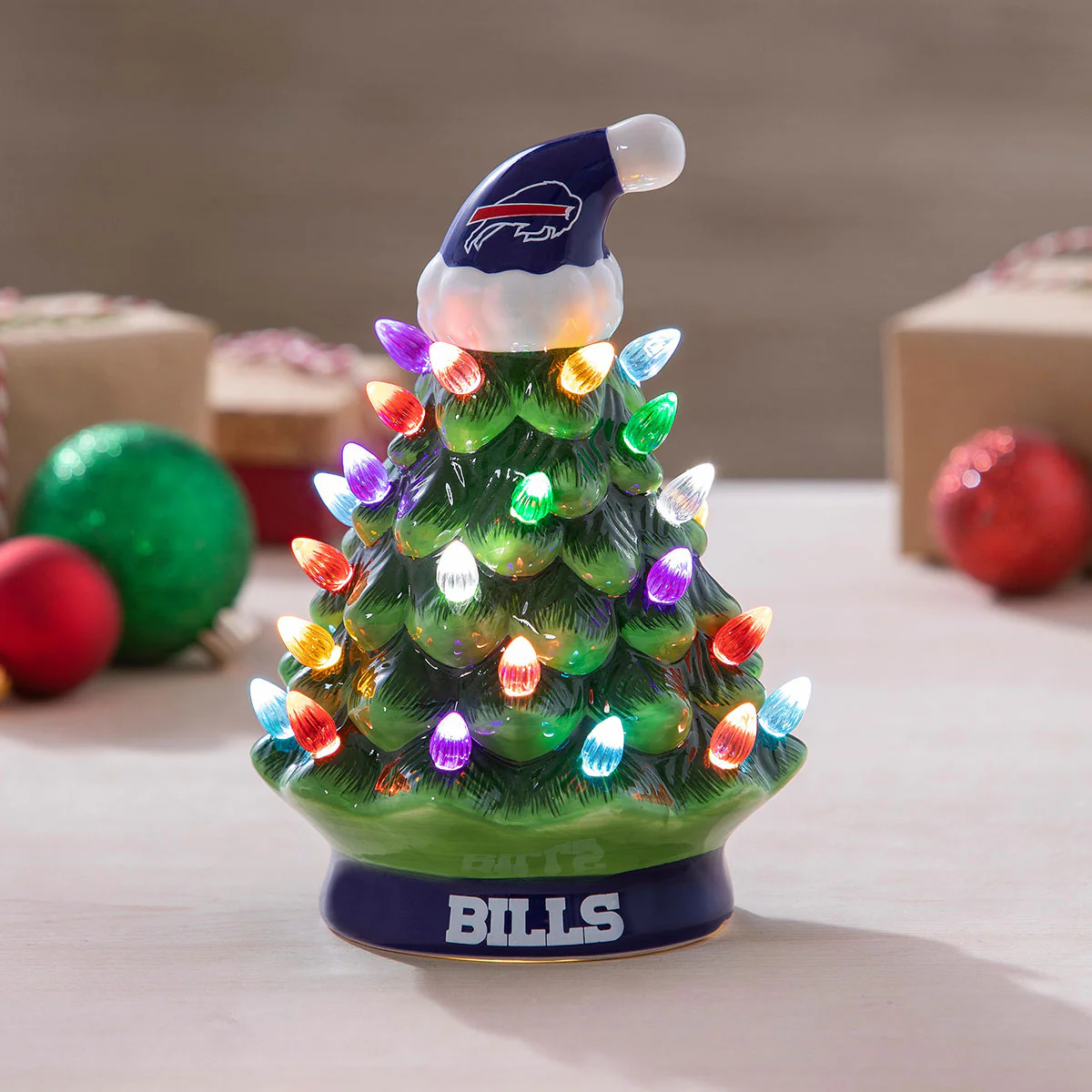 8'' NFL LED Ceramic Christmas Tree - Image 59