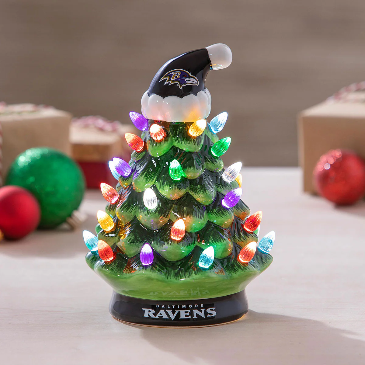 8'' NFL LED Ceramic Christmas Tree - Image 61