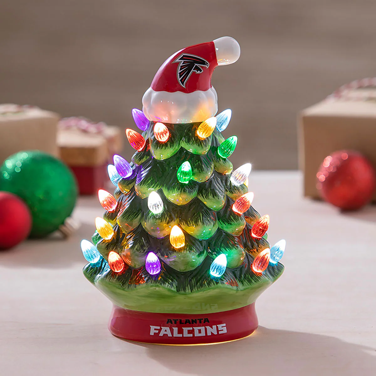 8'' NFL LED Ceramic Christmas Tree - Image 63
