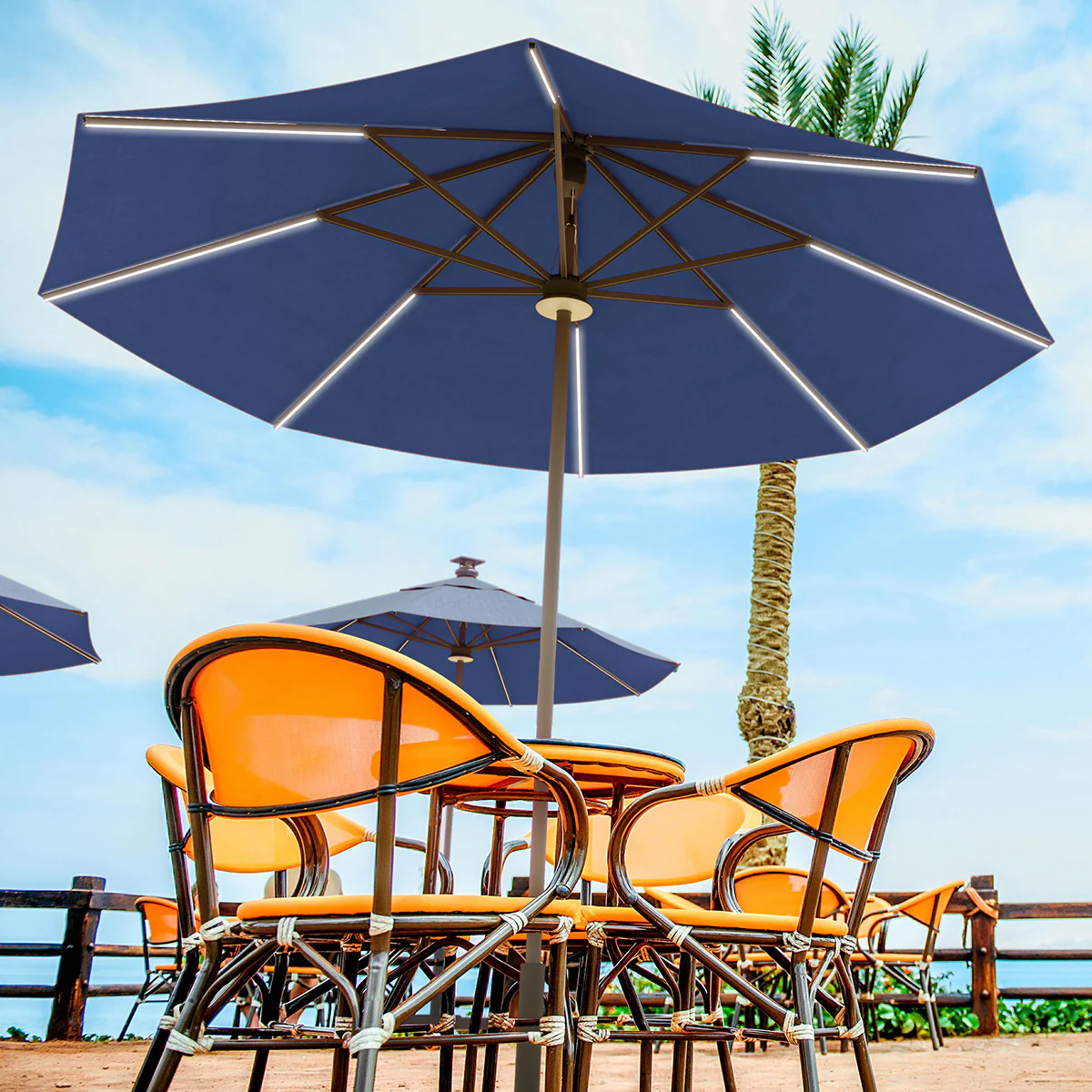 9' Smart Outdoor Umbrella