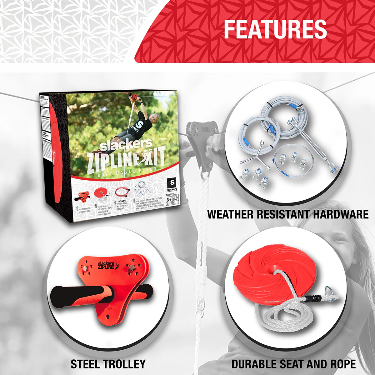 90' Zipline Kit - Image 7