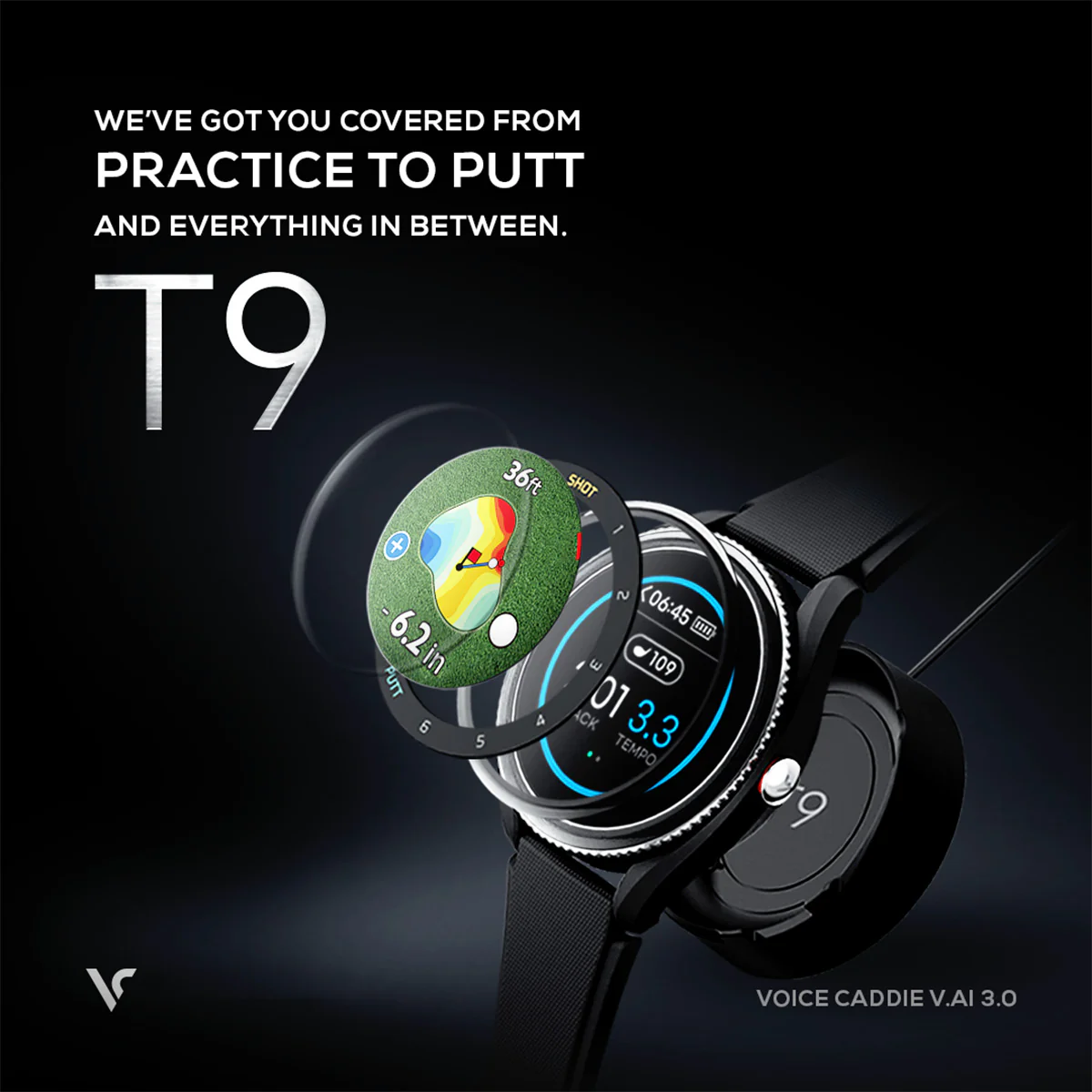 Advanced GPS Golf Watch with Swing and Putt Tracking - Image 4