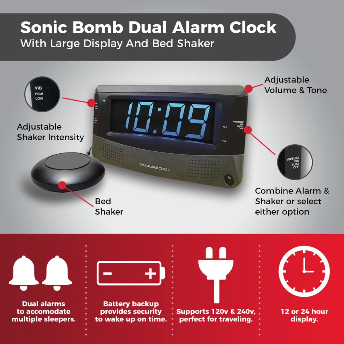 Alarm Clock for Heavy Sleepers - Image 4