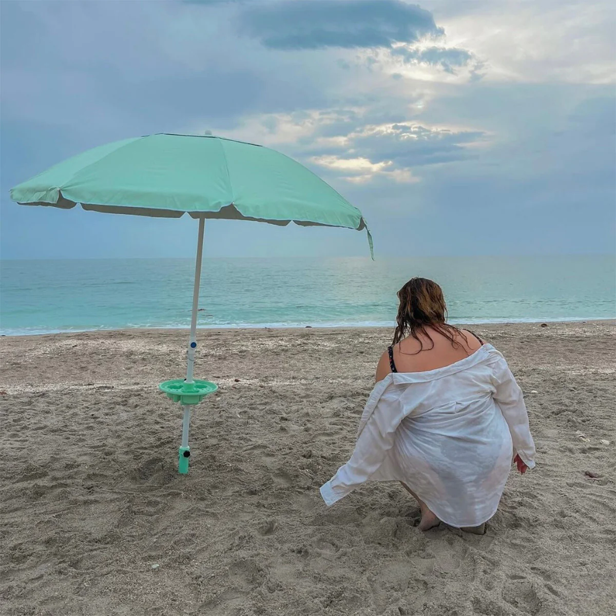 All-in-One Anchor Table Beach Umbrella - Image 10