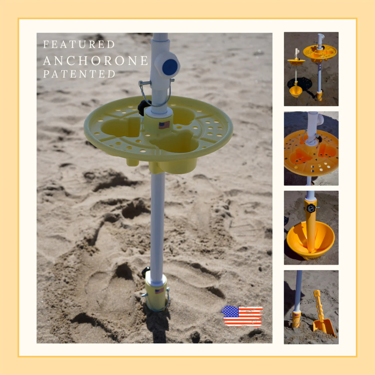 All-in-One Anchor Table Beach Umbrella - Image 34