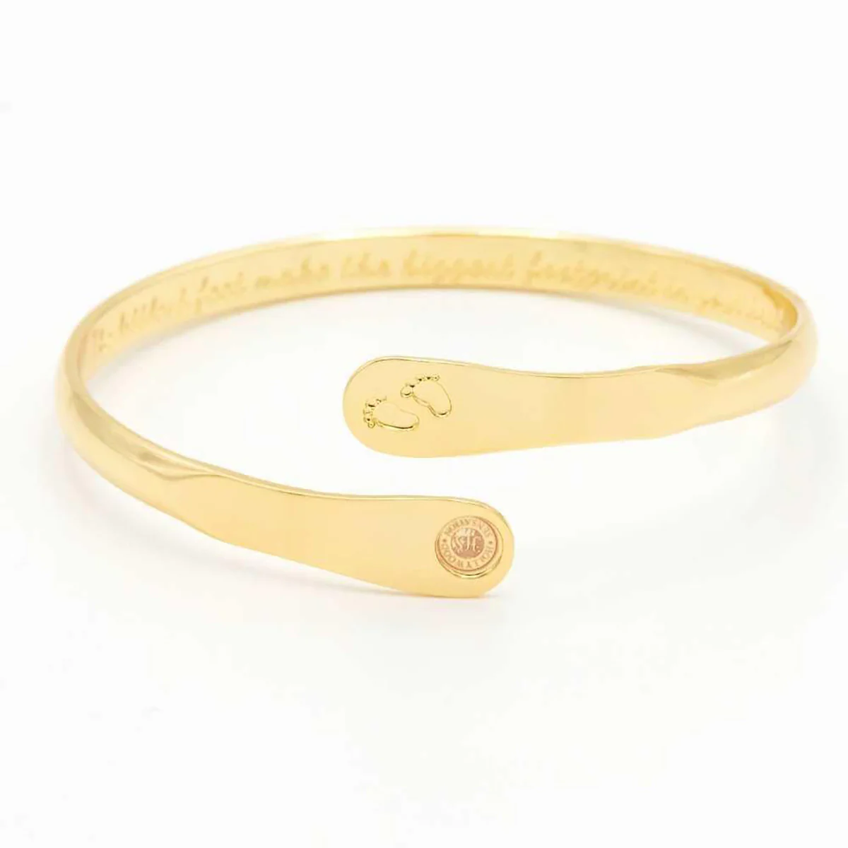 Baby Footprint Engraved Bracelet - Image 5