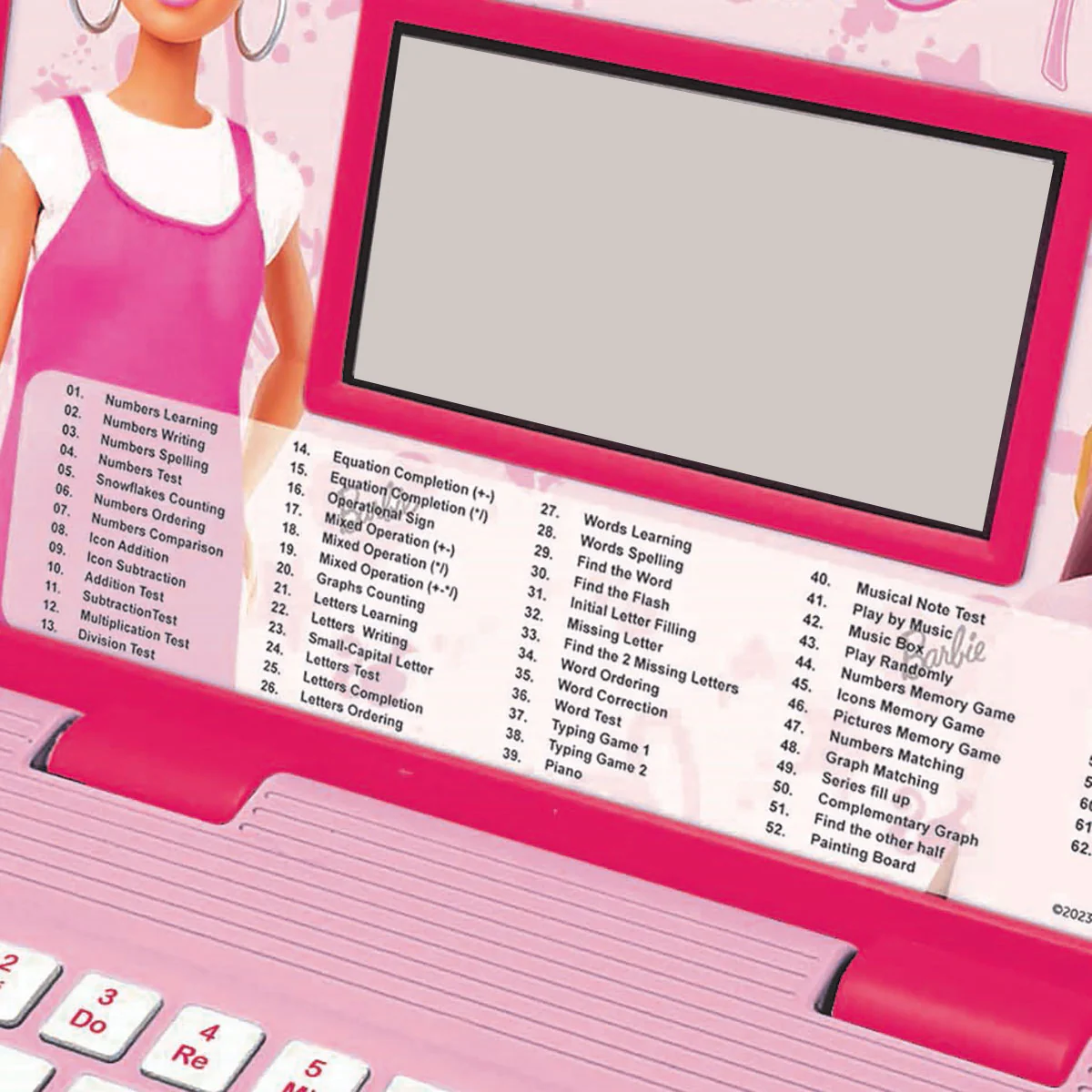 Barbie Bilingual Talking Educational Laptop - Image 3
