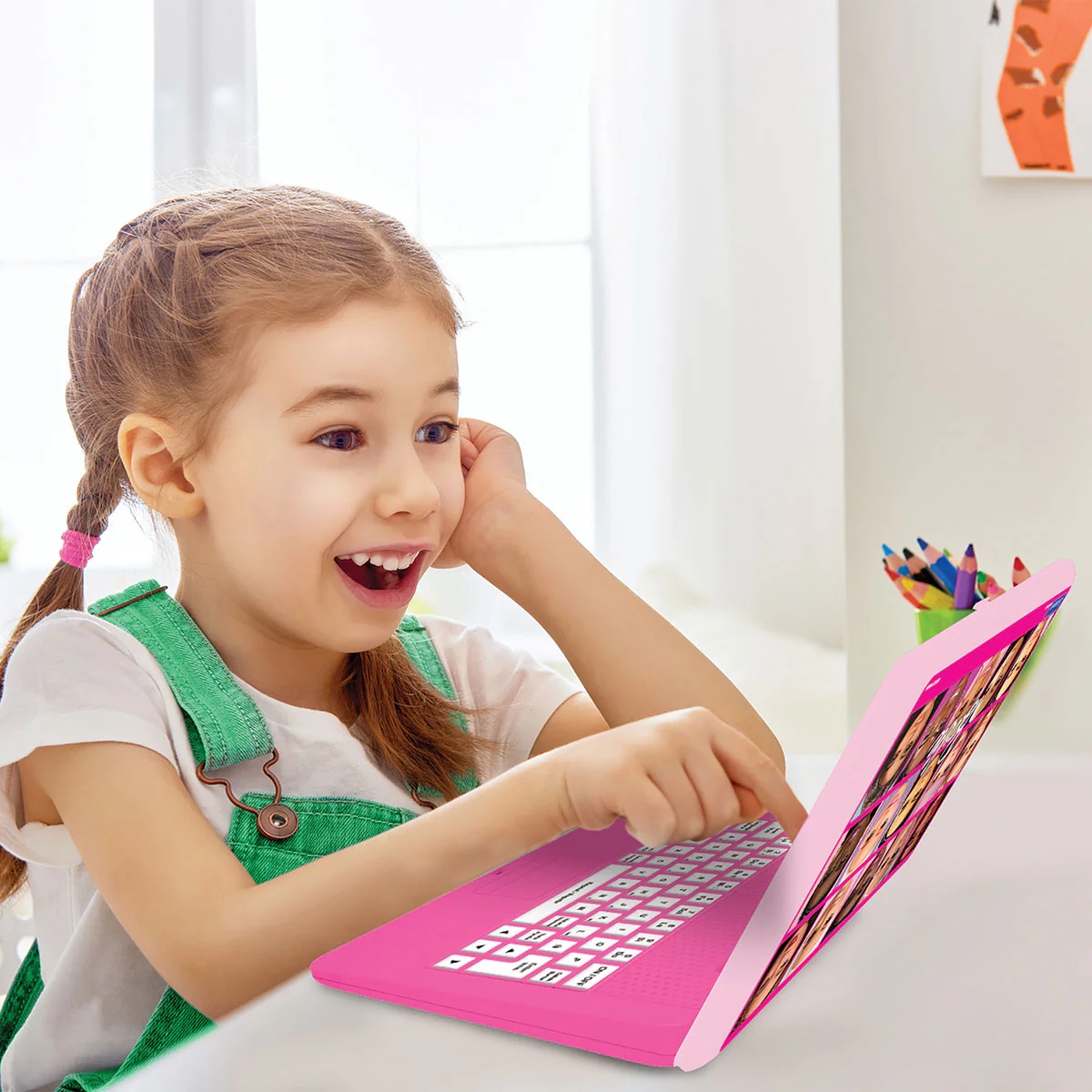 Barbie Bilingual Talking Educational Laptop - Image 8