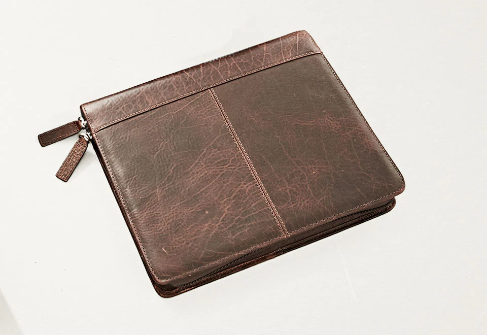 Bison Leather iPad Folio