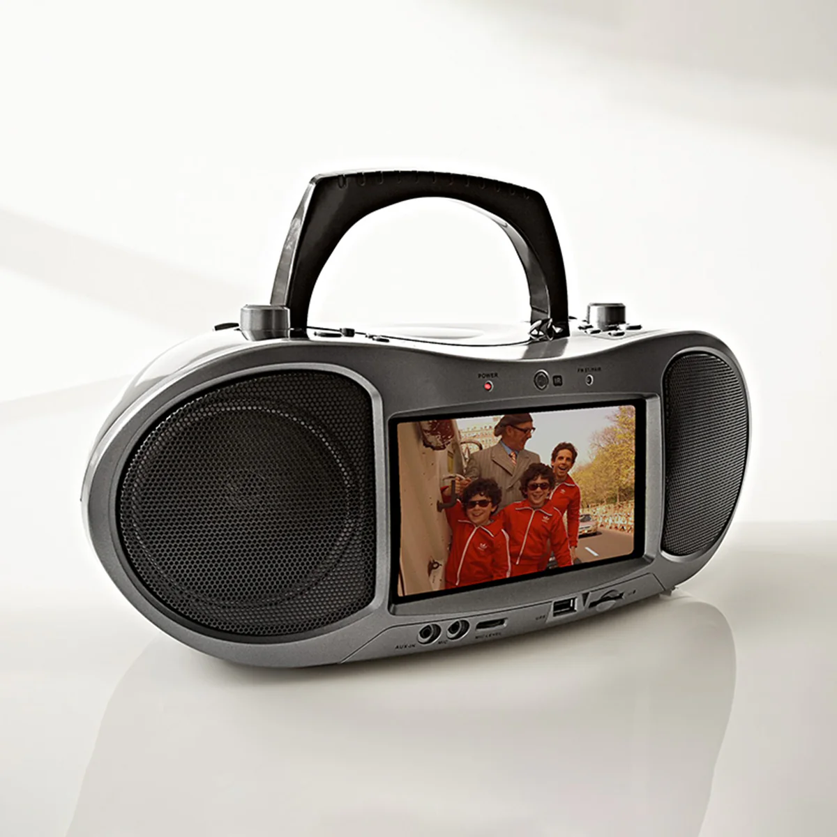 CD and DVD Boombox Radio with Bluetooth - Image 3