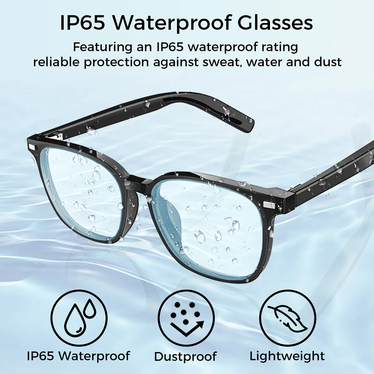 Bluetooth Smart Glasses with Detachable Lenses - Image 9