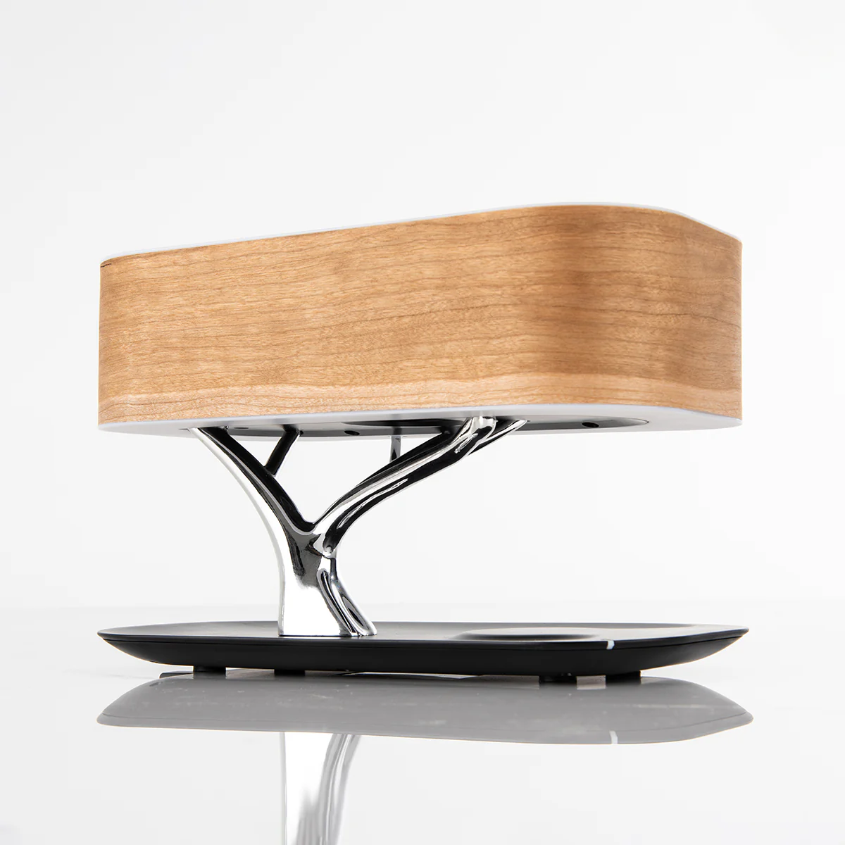 Bonsai Bluetooth Speaker Lamp with Wireless Charging Pad by Sharper Image - Image 2