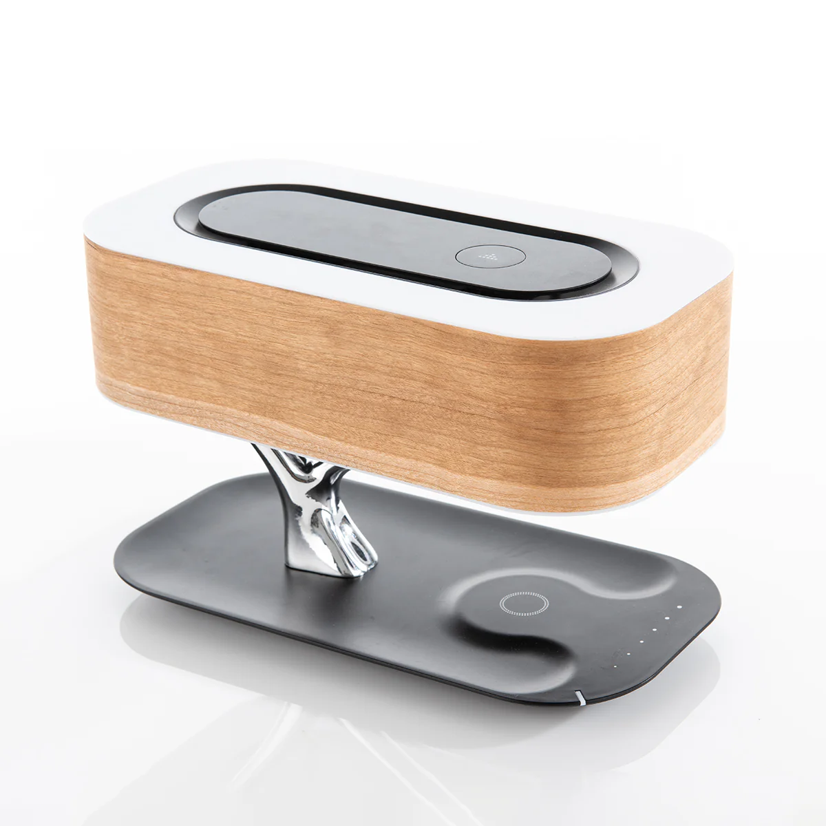 Bonsai Bluetooth Speaker Lamp with Wireless Charging Pad by Sharper Image - Image 3
