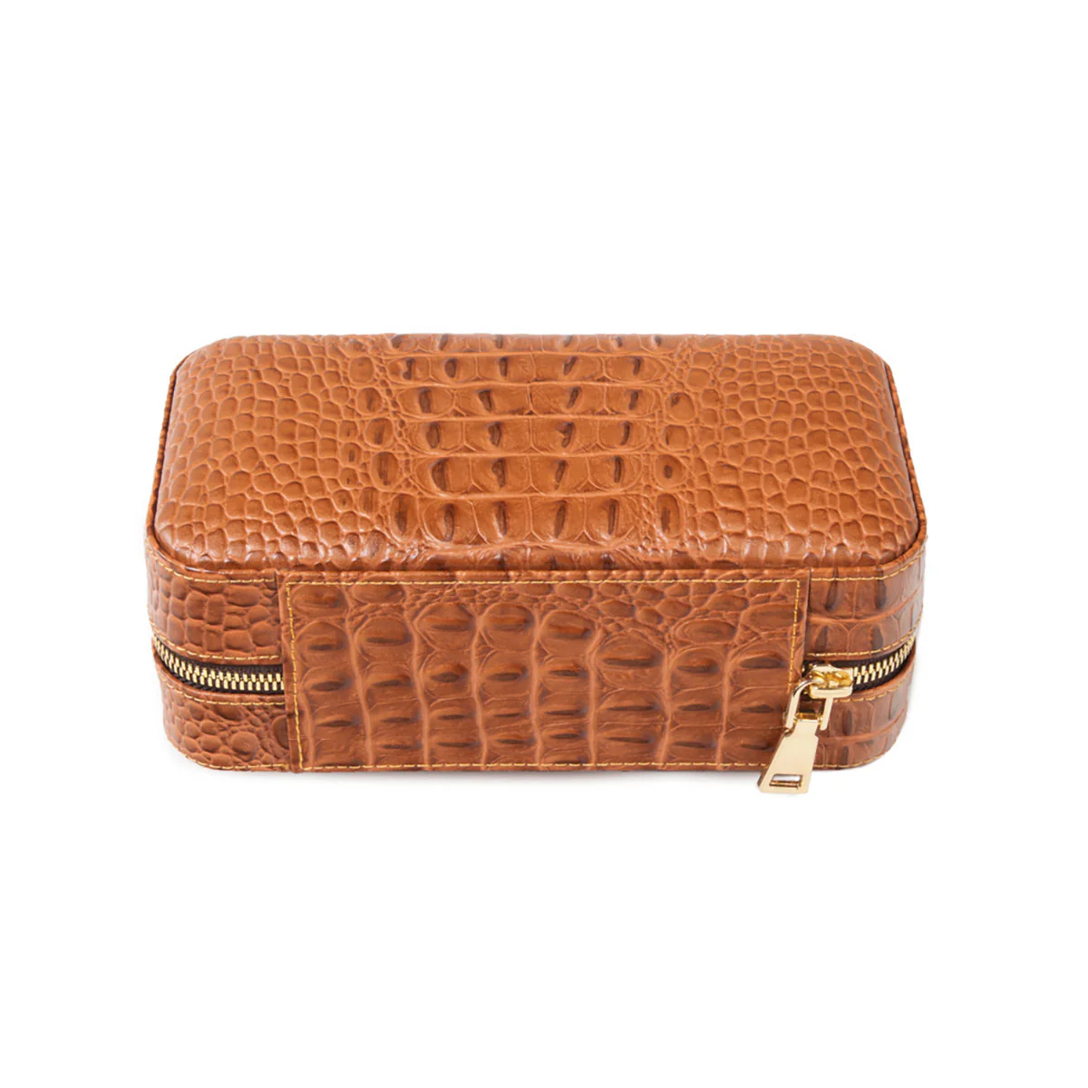 Brouk & Co Cain Croc Cigar Travel Case - Image 6