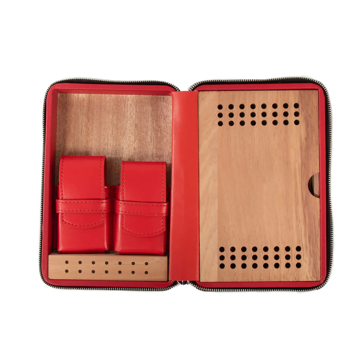 Brouk & Co Devon Croc Cigar Travel Case - Image 5