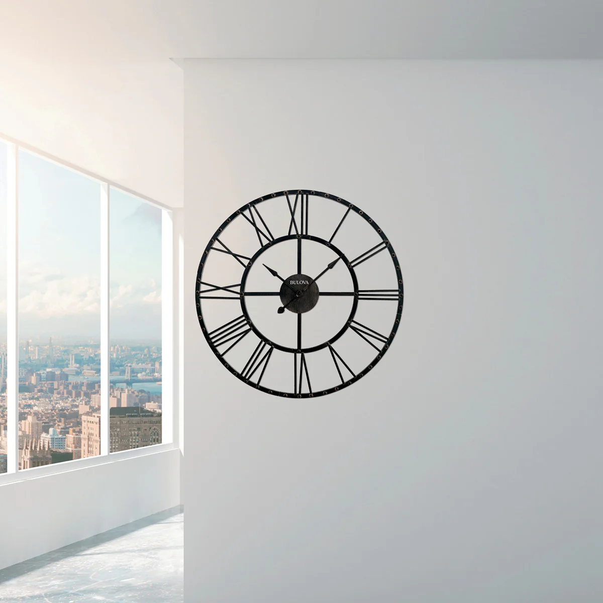 Bulova Carmen Metal Wall Clock - Image 2