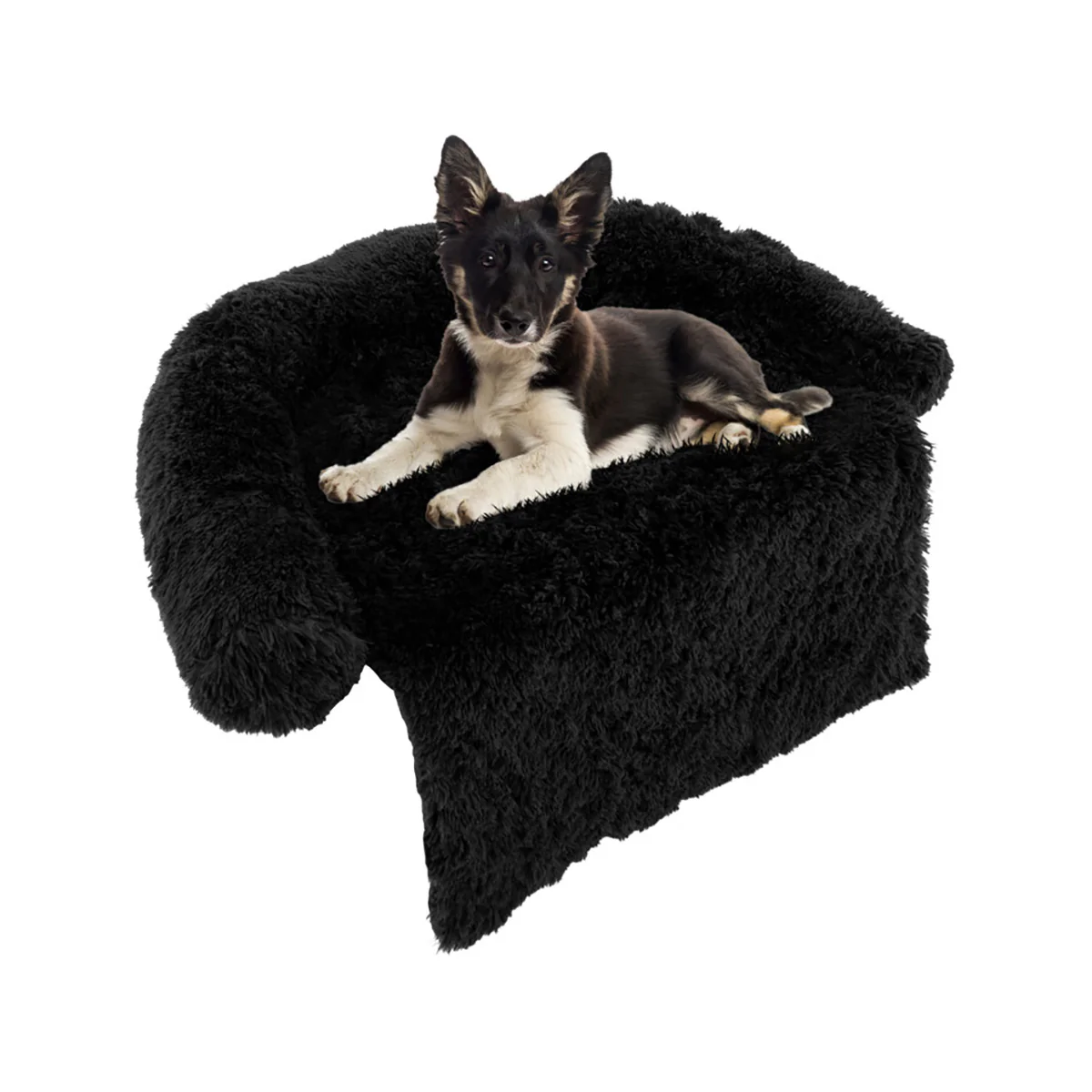 Calming Dog Couch Bed with Anti-Slip Bottom - Image 11