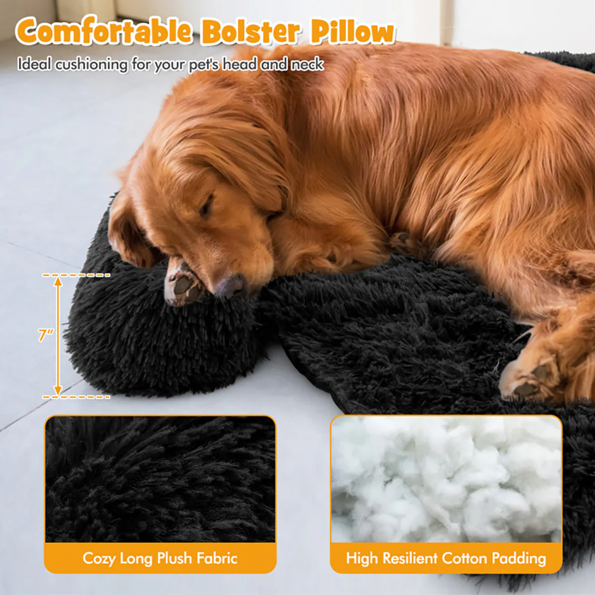 Calming Dog Couch Bed with Anti-Slip Bottom - Image 19
