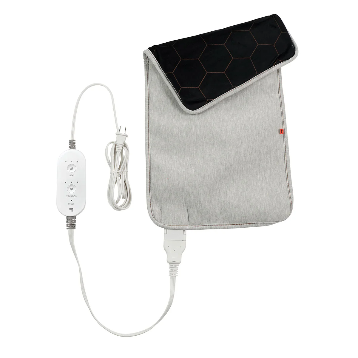 Calming Heat Copper + Charcoal Massaging Weighted Heating Pad by Sharper Image - Image 2