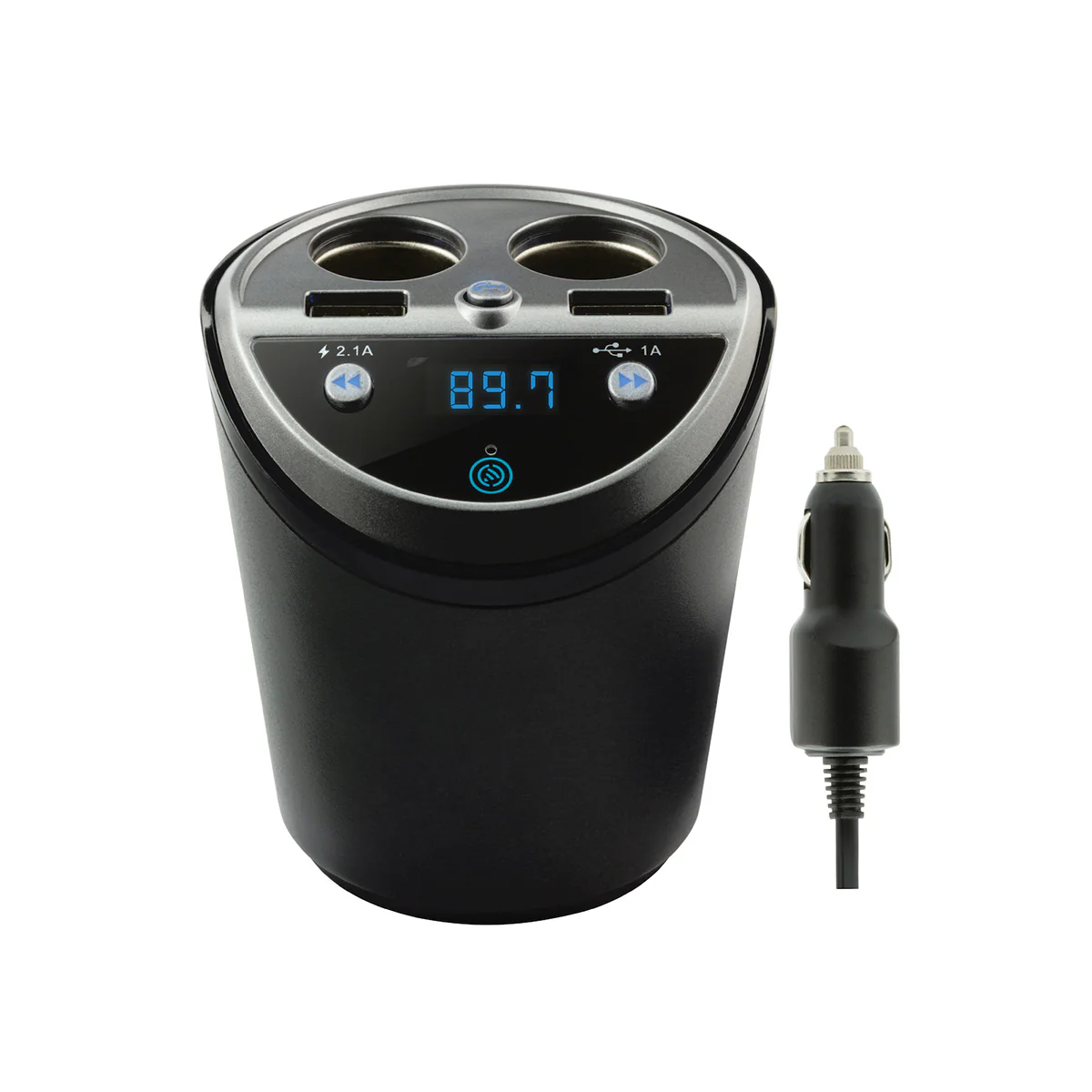 Car and Driver Bluetooth FM Transmitter Power Station and Charger