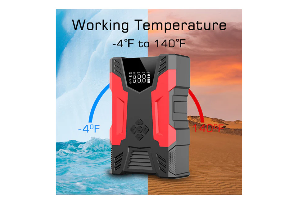Car Jump Starter with Air Compressor - Image 7