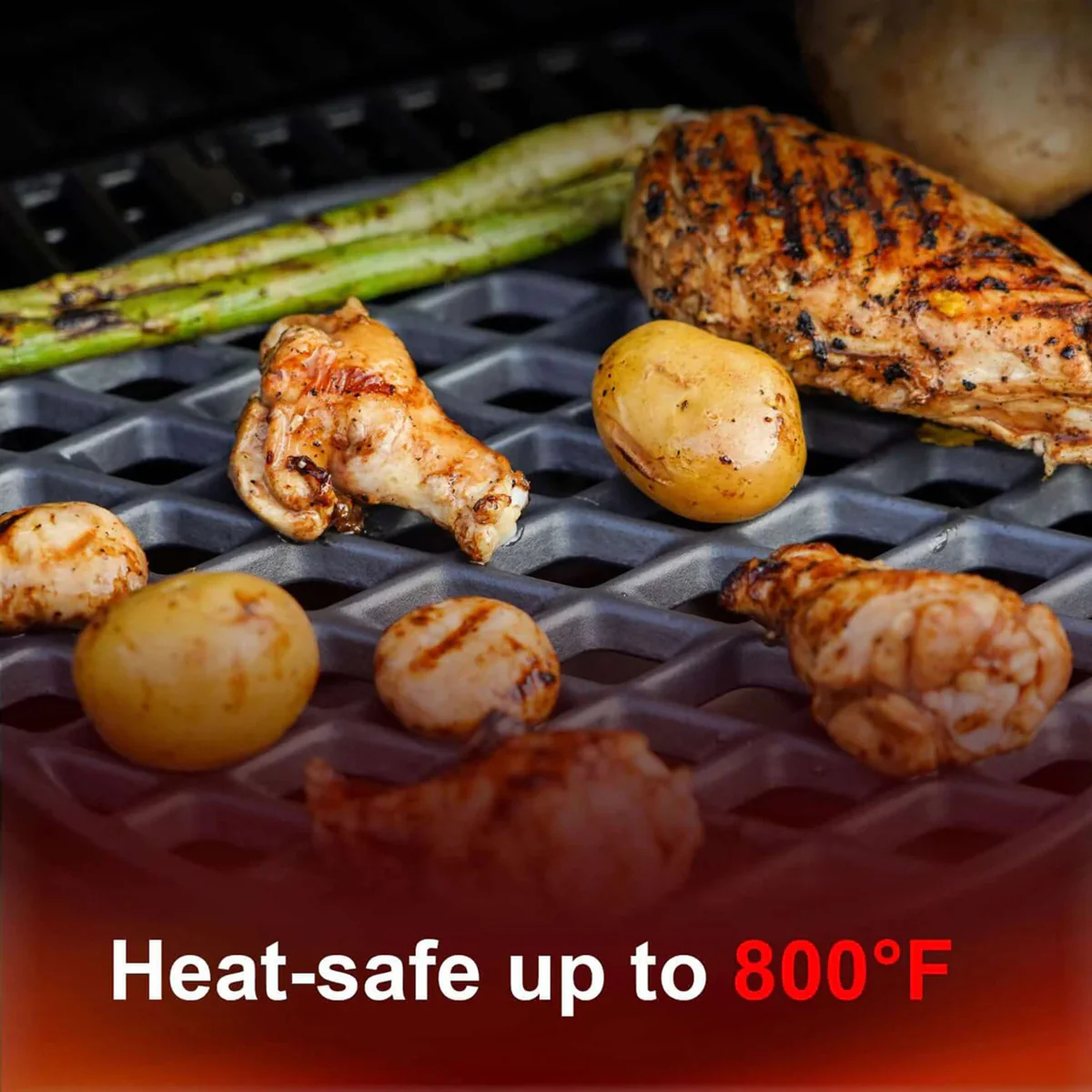 Cast Iron Diamond Grid for Infrared Smart Grill - Image 7
