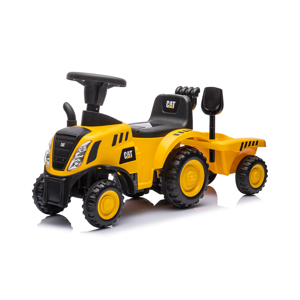 CAT Tractor with Trailer Foot to Floor Ride-On