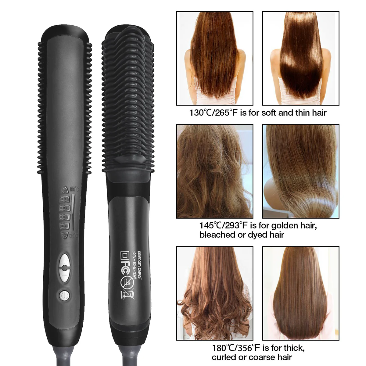 Ceramic Hair Straightening Comb - Image 3