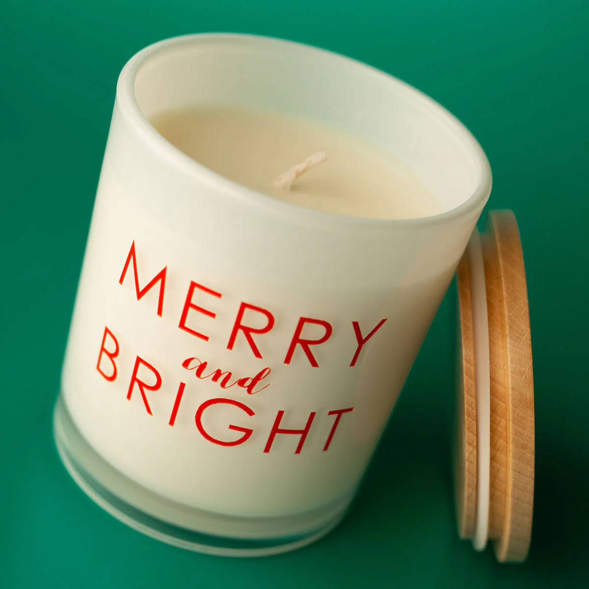 Christmas Printed Candle - Merry and Bright - Image 5