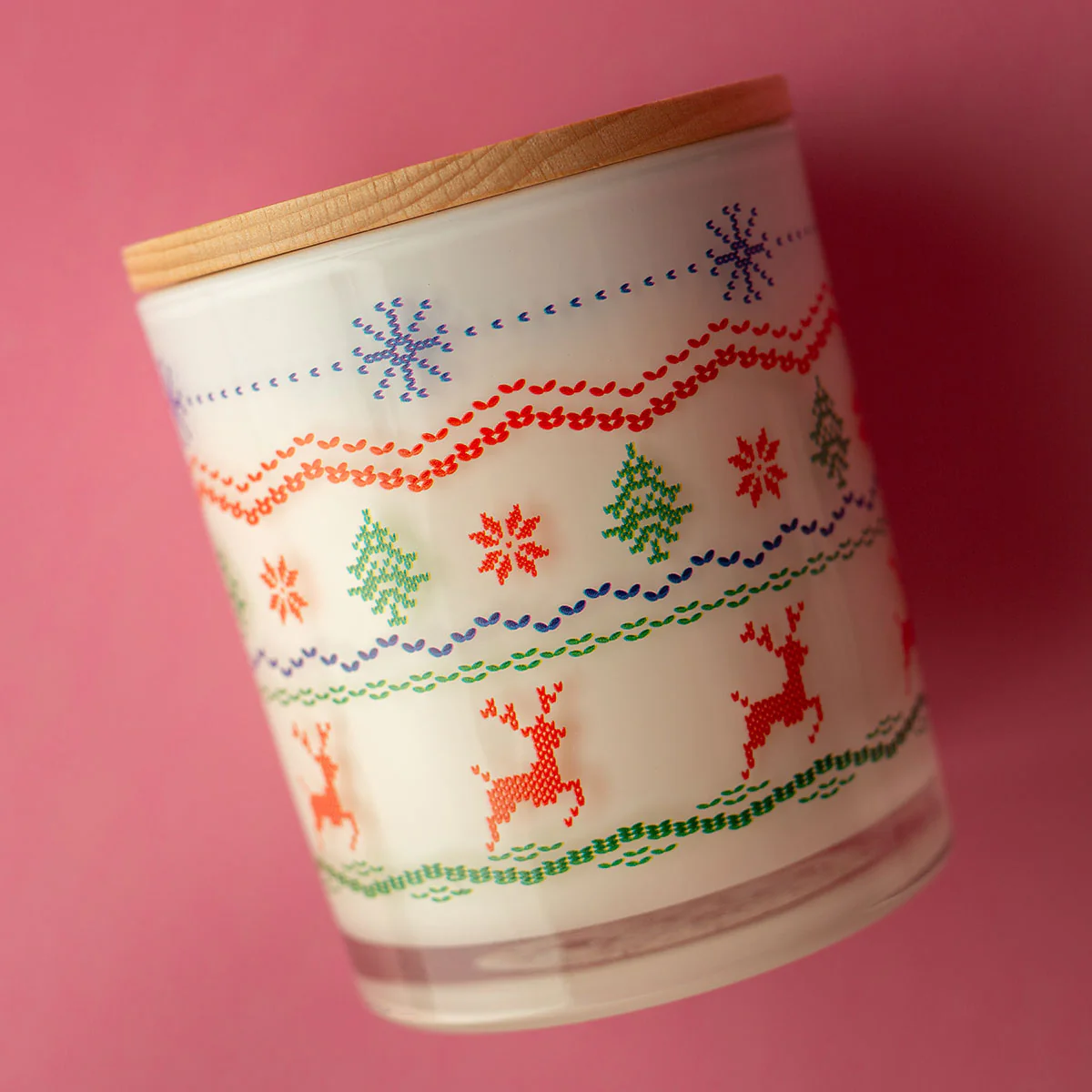 Christmas Printed Candle - Ugly Sweater Wrap - Image 5