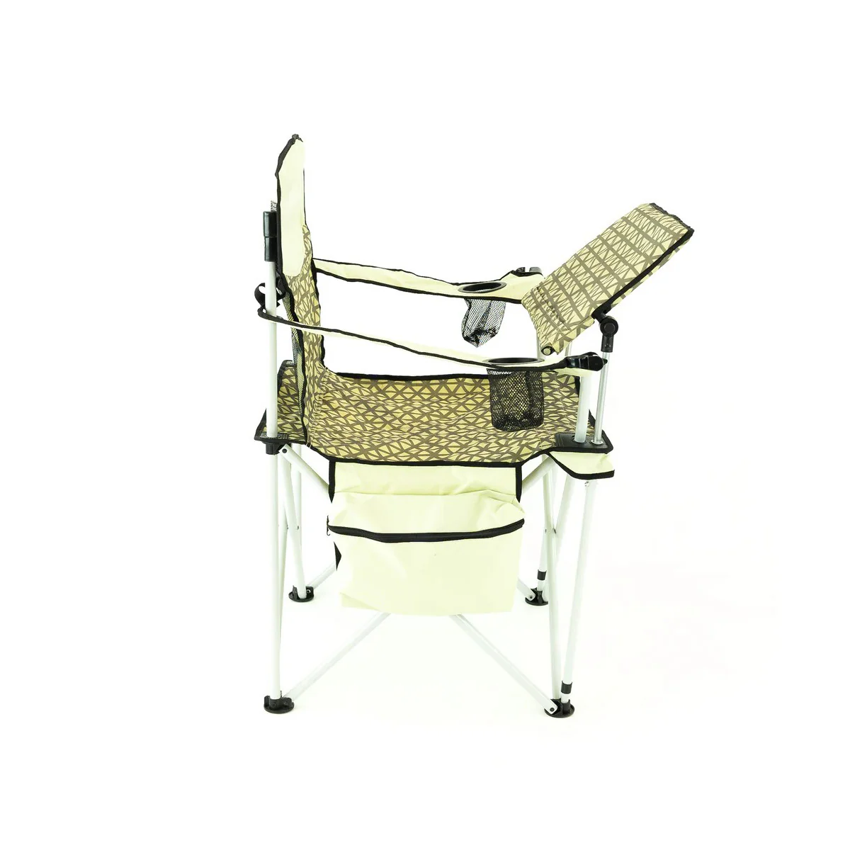 Collapsible Folding Outdoor Chair with Adjustable Table - Image 10