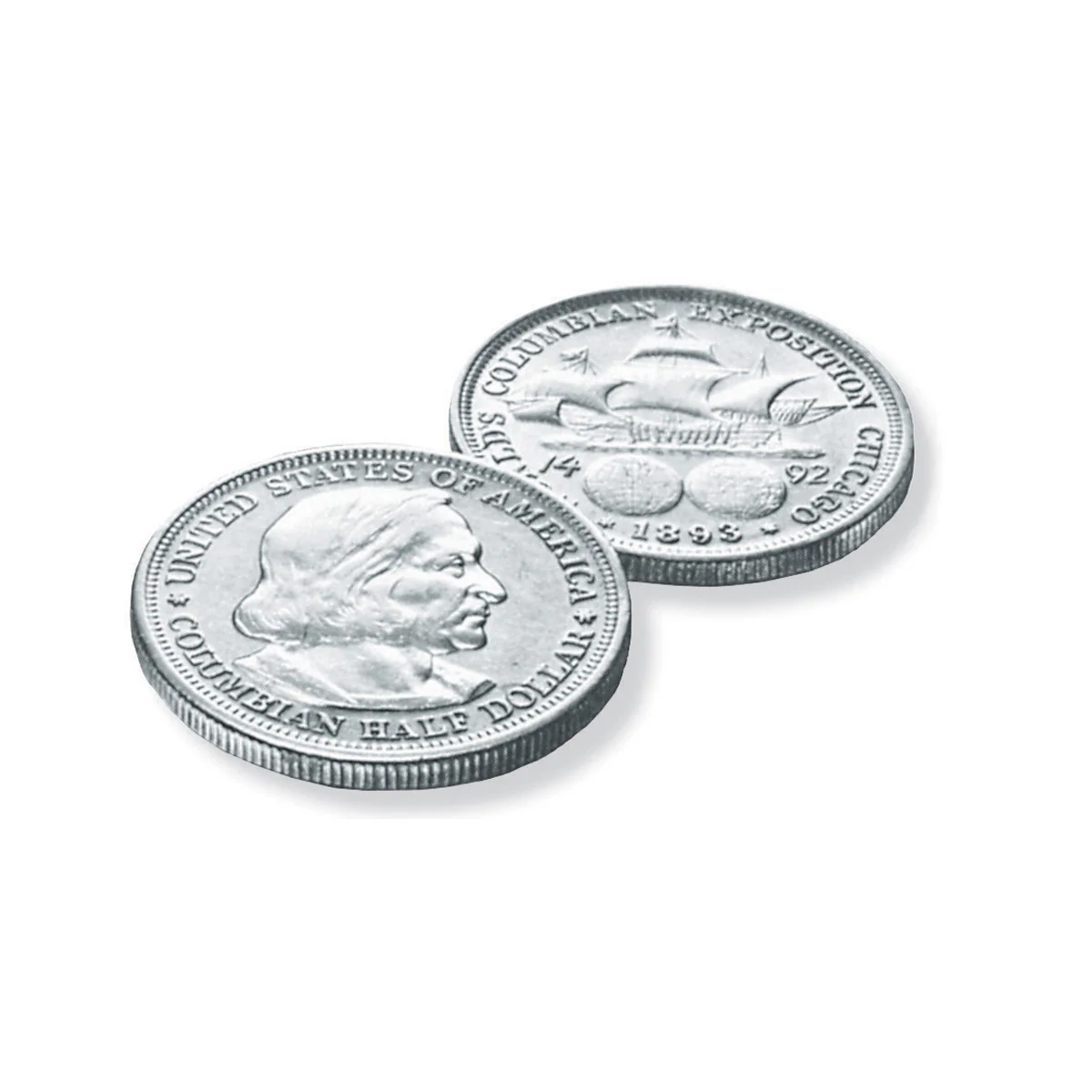 Columbian Exposition Silver Half Dollar Commemorative Coin