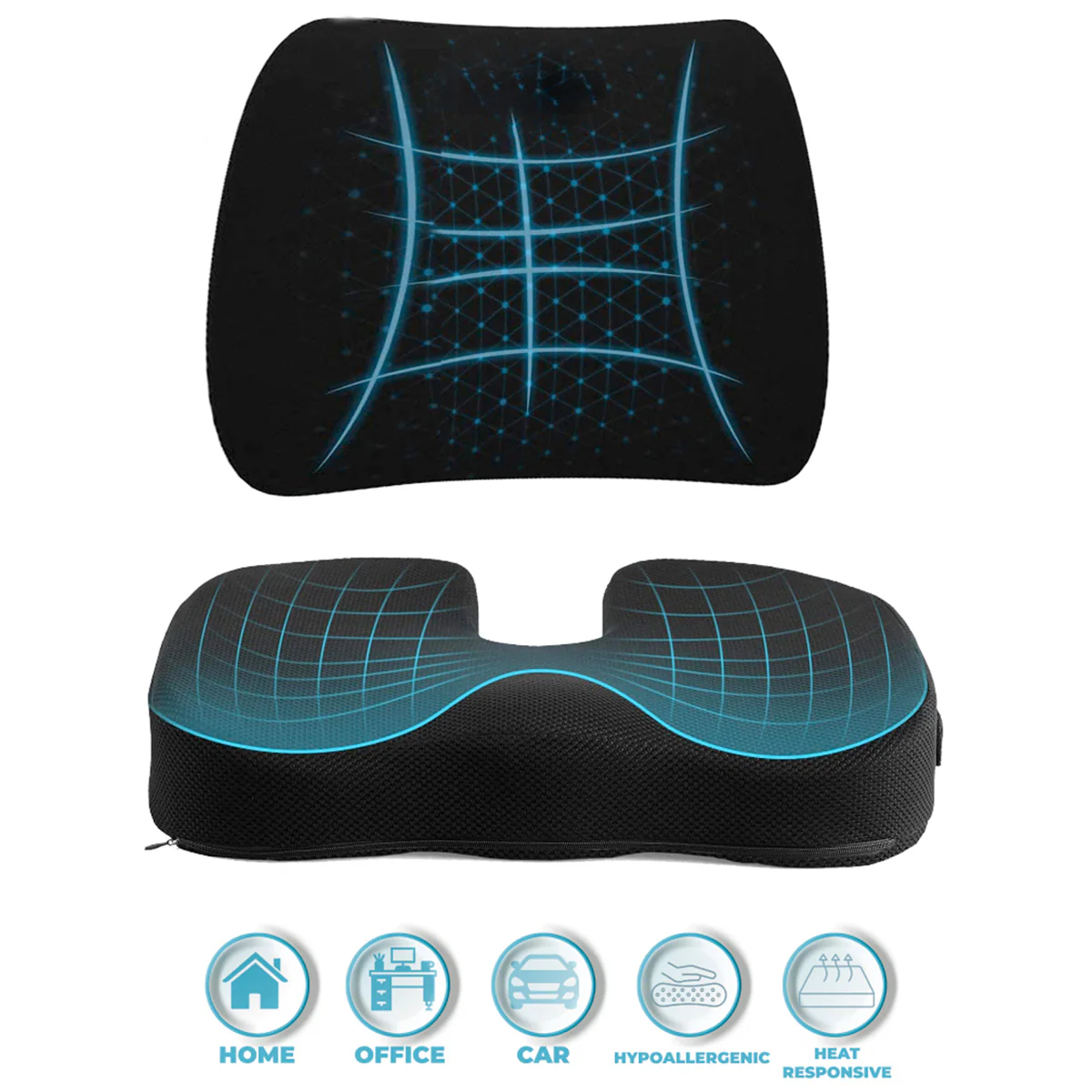 Comfort Office Chair Cushion Set - Image 4