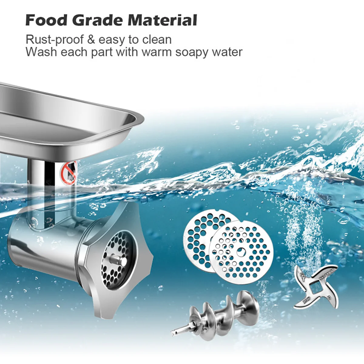 Commercial Grade Heavy Duty Meat Grinder - Image 4