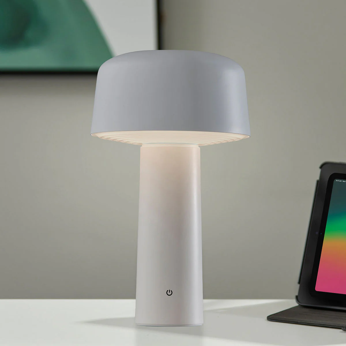 Cordless Indoor/Outdoor LED Diffused Light  Table Lamp - Image 3