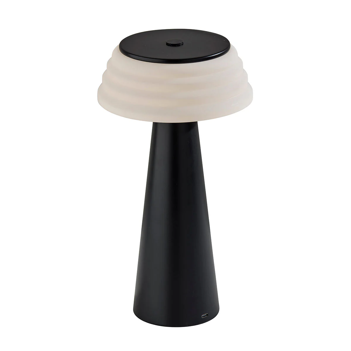 Cordless Indoor/Outdoor Table Lamp with Sleek Plastic Shade - Image 7