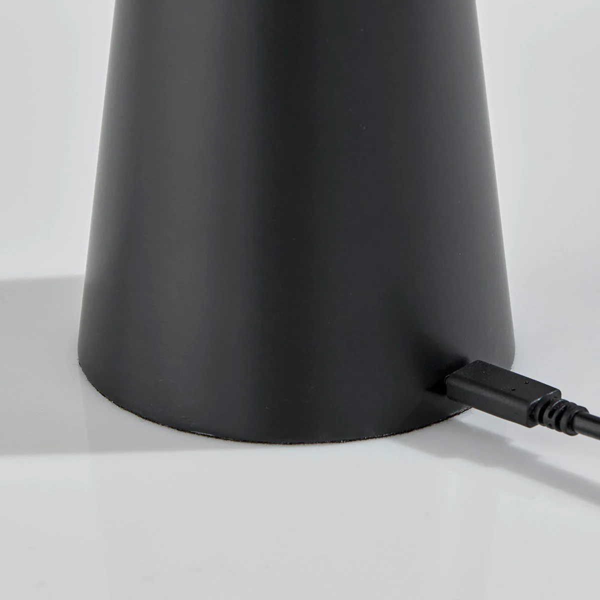 Cordless Indoor/Outdoor Table Lamp with Sleek Plastic Shade - Image 9