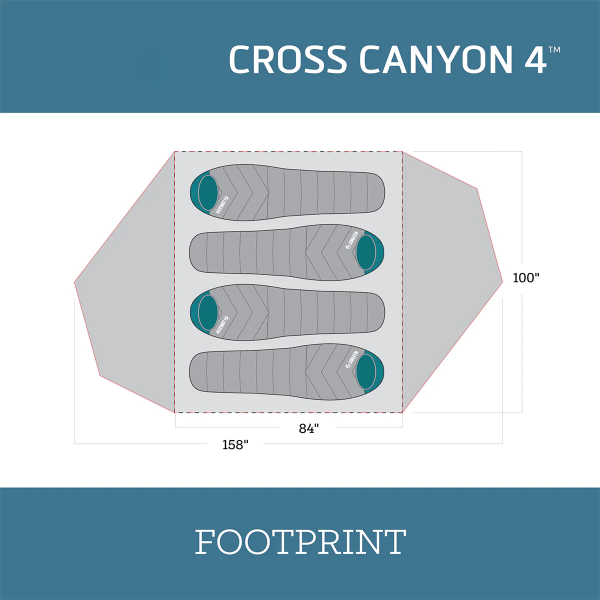 Cross Canyon 4-Person Tent - Image 14