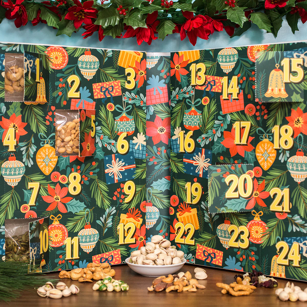 Damn, Man 24 Days of Gourmet Nuts and Snacks Advent Calendar - Image 2