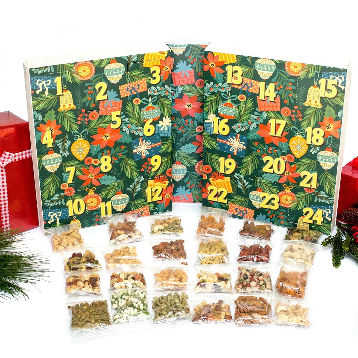 Damn, Man 24 Days of Gourmet Nuts and Snacks Advent Calendar - Image 3