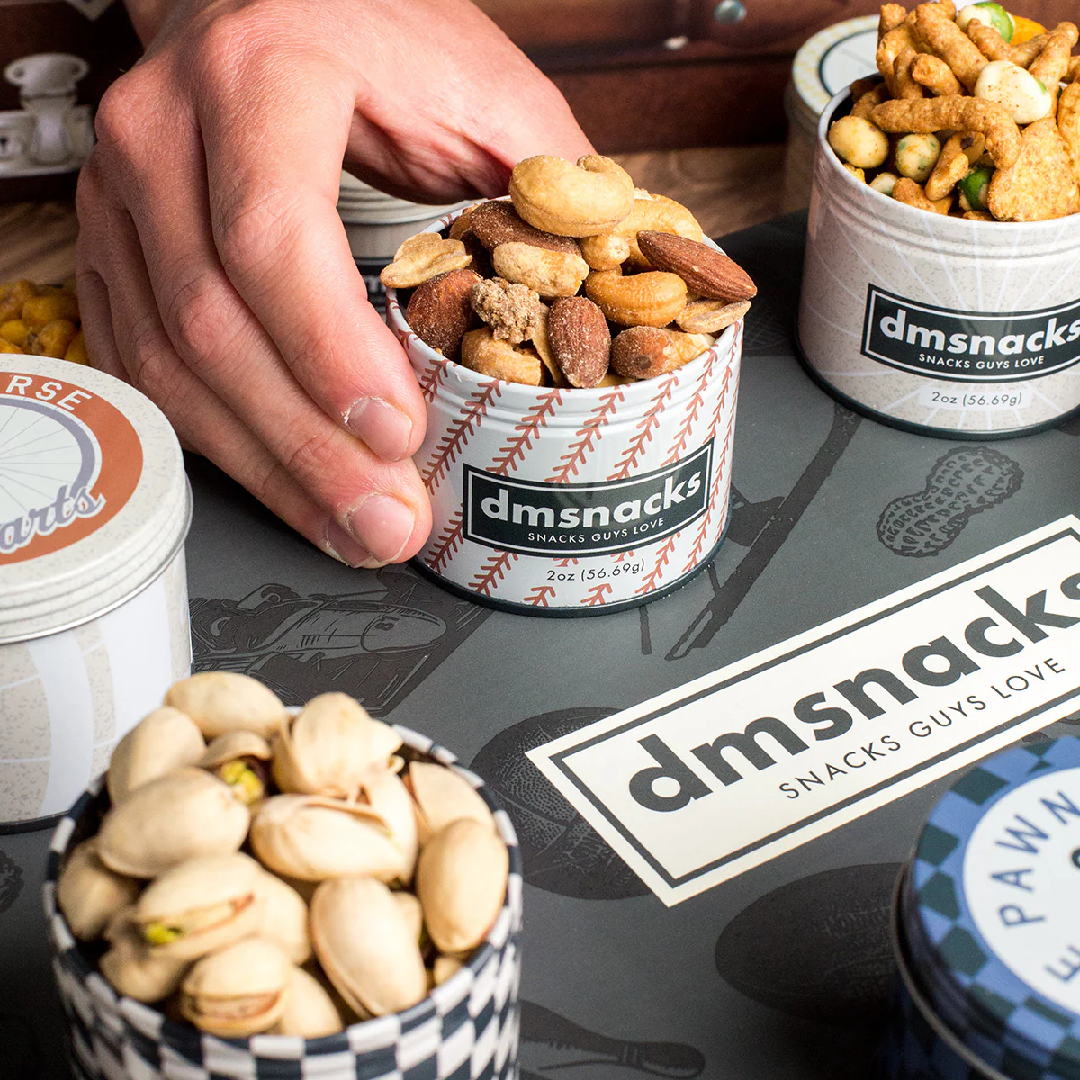 Damn, Man Bar Cart Gourmet Snack Collection - Image 3
